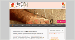 Desktop Screenshot of hagen-naturstein.de